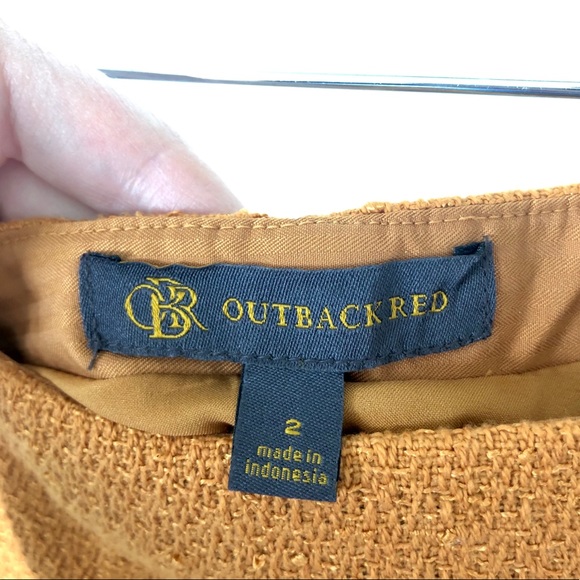 NWOT Outback Red (The Limited) Mustard Skirt - Picture 4 of 8